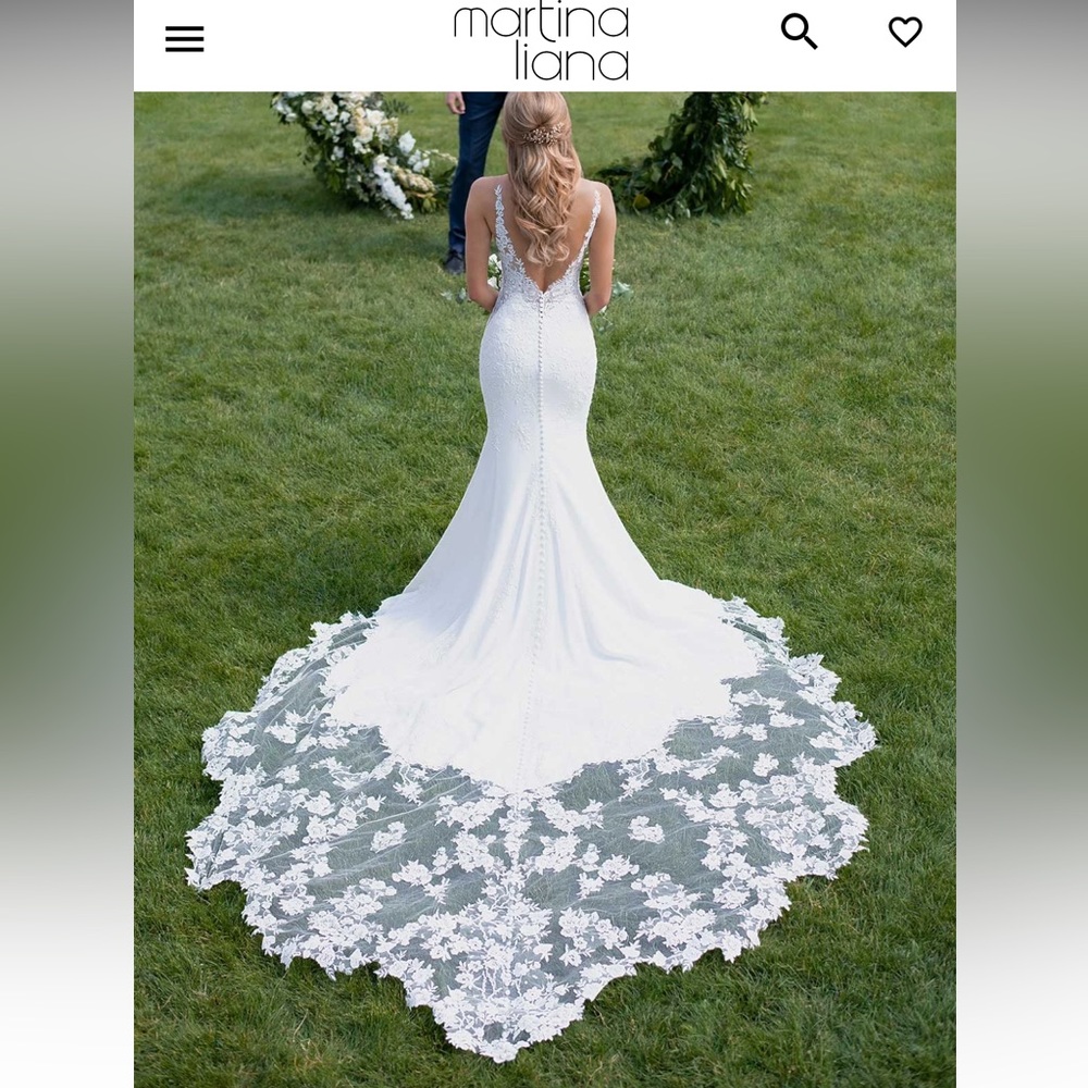 Martina Liana 1025 wedding dress NWT size 6